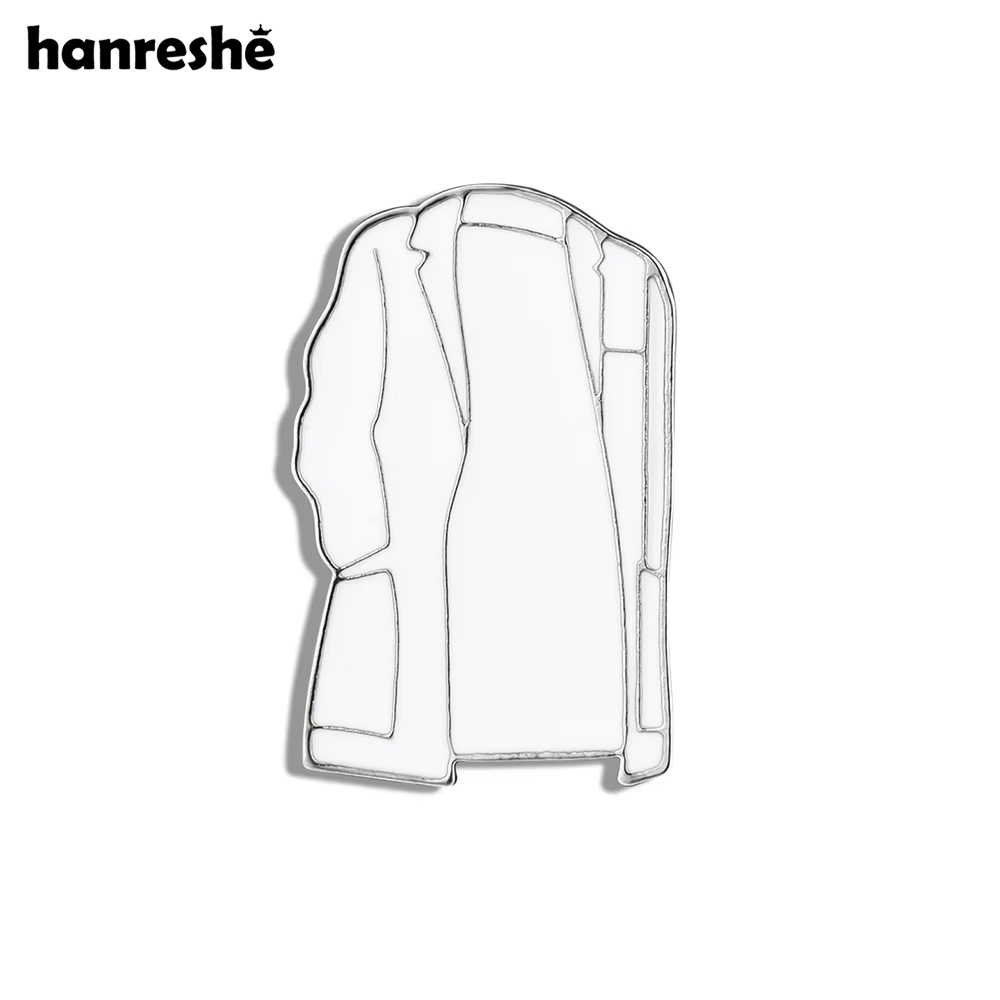 Medical Lab And Science - Hanreshe mantel putih bros Enamel Pin