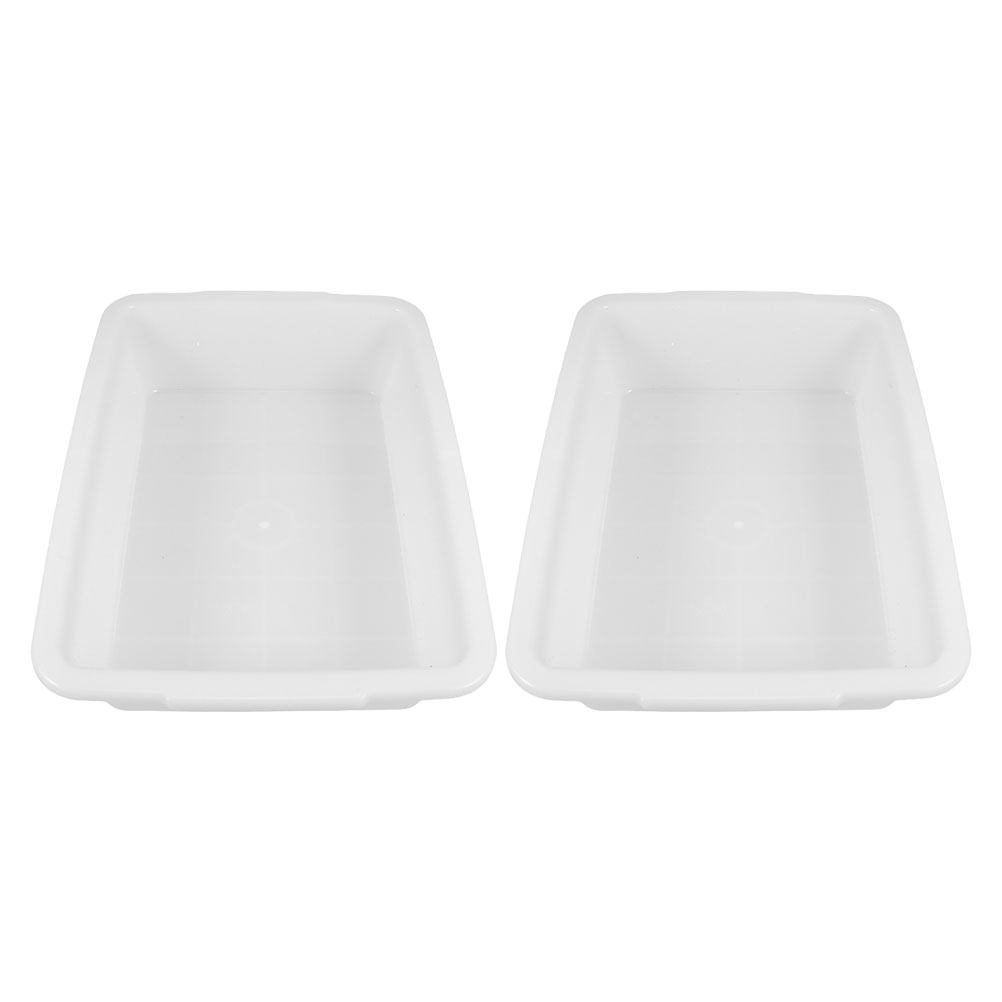 Medical Lab And Science - 2Pcs Nampan Laboratorium Plastik Persegi Panjang