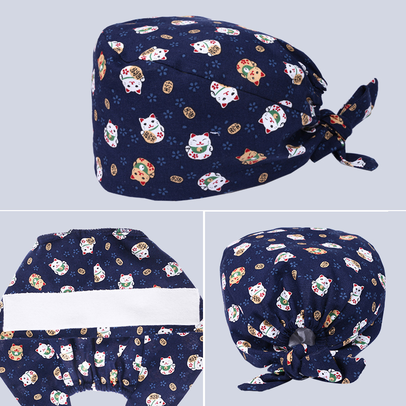 Medical Lab Business - Topi bedah kucing keberuntungan topi bedah