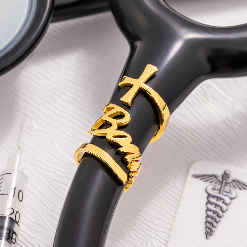 Tag Nama Stetoskop Silang Medi - Medical Label ulasan dan harga
