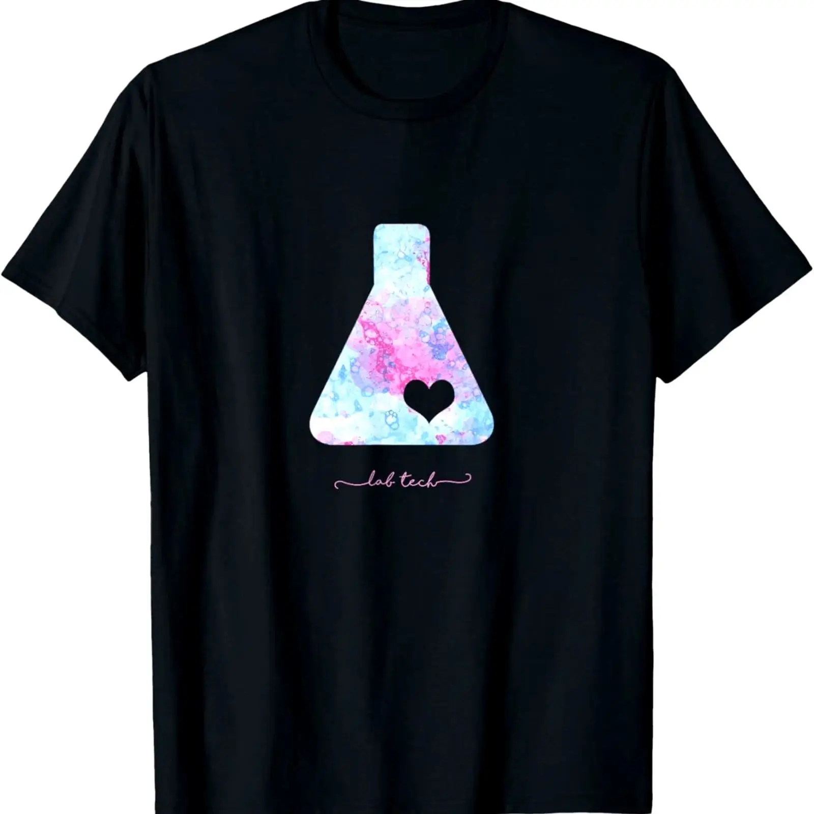 Kaos Beaker dengan Gambar Hati - Medical Lab And Science ulasan dan harga