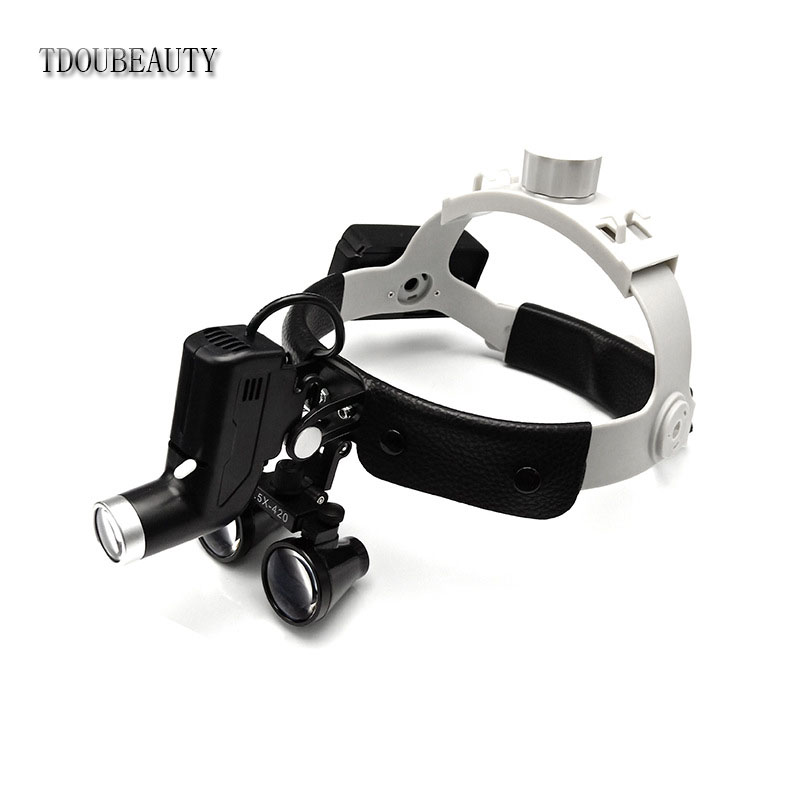 TDOUBEATUY 5W Kaca Pembesar La - Led Medical Headlight ulasan dan harga